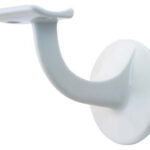 Leuninghouder Blind Hol Aluminium Wit