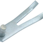 Klauwduim 160 mm Verzinkt Half Steens