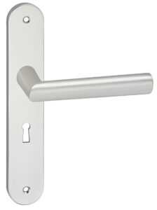 Deurkruk London op schild Ovaal SL56 Aluminium