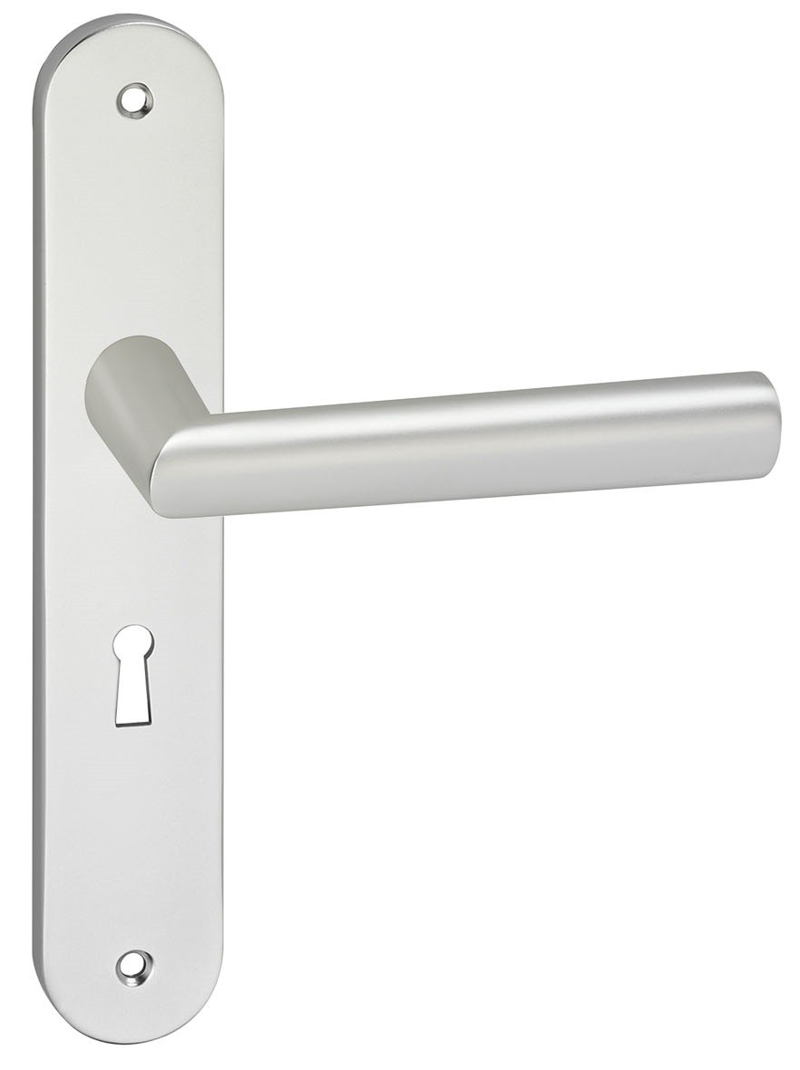 Deurkruk London op schild Ovaal SL56 Aluminium