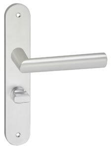 Deurkruk London op schild Ovaal WC63 Aluminium