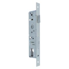 Smaldeurslot voor stift 8x8 mm PC92, 25 mm rechthoekige gegalvaniseerde voorplaat