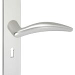 Deurkruk Windsor op schild Ovaal SL56 Aluminium