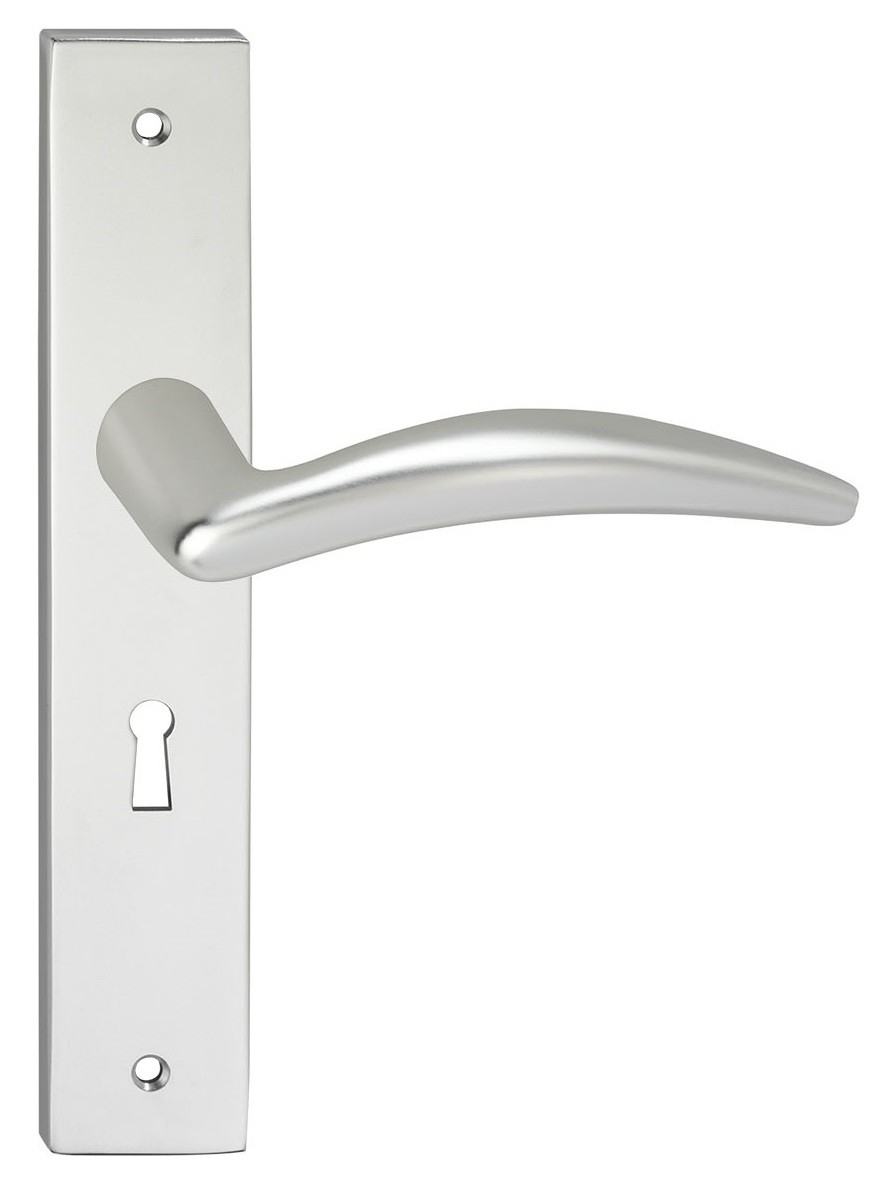 Deurkruk Windsor op schild Vierkant SL56 Aluminium