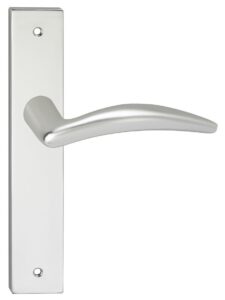 Deurkruk Windsor op schild vierkant Blind Aluminium
