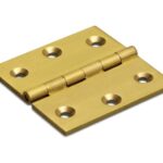 Smalscharnier 40x40 mm massief messing