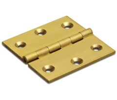 Smalscharnier 40x40 mm massief messing