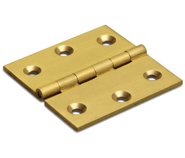 Smalscharnier 40x40 mm massief messing