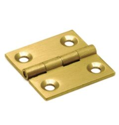 Smalscharnier 35x35 mm massief messing