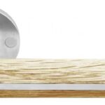 Deurkruk PIET BOON PBL22/50 Mat RVS/Eikenhout