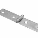 Klepscharnier blank verzinkt 20x80 mm