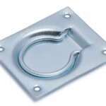 Luikring 75x90 mm Staal Verzinkt