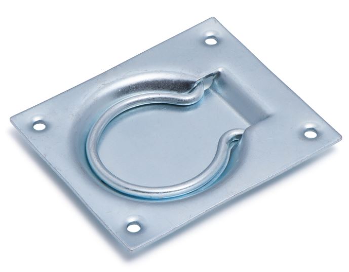 Luikring 75x90 mm Staal Verzinkt