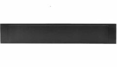 Briefplaat Square LSQ380 Mat Zwart