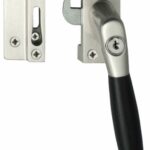 Intersteel SKG1 Afsluitbare raamsluiting rechts Ton 222 nikkel mat/ebbenhout compleet