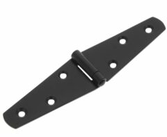 Staartheng zwart 155 mm