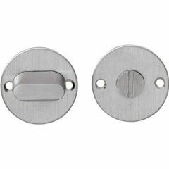 Intersteel wc-sluiting 8mm rond plat 50x2 zonder venster rvs