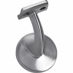 Intersteel Leuninghouder kleine achterplaat hol zadel rvs