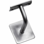 Intersteel Leuninghouder gebogen vierkant hol rvs