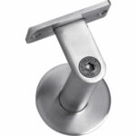 Intersteel Leuninghouder zwaar met vlak zadel rvs