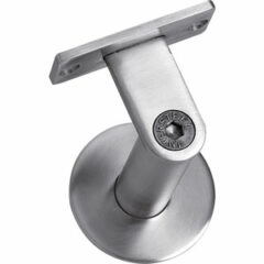 Intersteel Leuninghouder zwaar met vlak zadel rvs