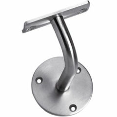 Intersteel Leuninghouder gebogen opschroevend hol zadel rvs