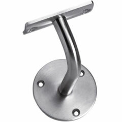 Intersteel Leuninghouder gebogen opschroevend vlak zadel rvs