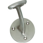 Intersteel Leuninghouder opschroevend hol nikkel mat