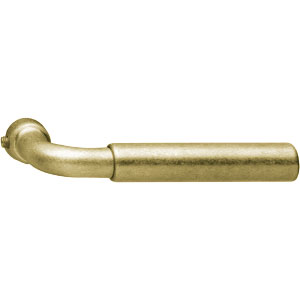 Intersteel deurklink Palma messing getrommeld