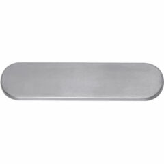 Intersteel briefplaat ovaal verdekt rvs