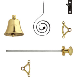 Intersteel Trekbel-garnituur messing gelakt