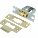 Tonrolsluiting messing gepolijst 22x76mm