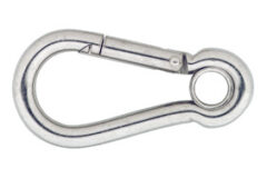 Karabijnhaak met Kous RVS AISI 316