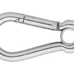 Karabijnhaak met Kous RVS AISI 316