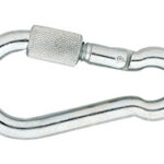 Karabijnhaak met Schroef RVS AISI 316