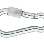 Karabijnhaak met Schroef RVS AISI 316