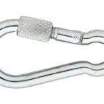 Karabijnhaak met Schroef RVS AISI 316