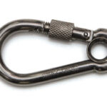 Karabijnhaak met Kous en Schroef RVS