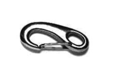 Karabijnhaak met Veer RVS AISI 316