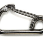 Karabijnhaak Asymmetrisch RVS AISI 316