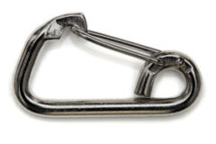 Karabijnhaak Asymmetrisch RVS AISI 316