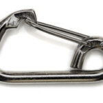 Karabijnhaak Asymmetrisch RVS AISI 316