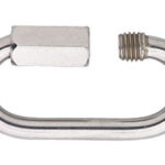 Noodschalm met schroef RVS