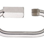 Noodschalm met schroef RVS