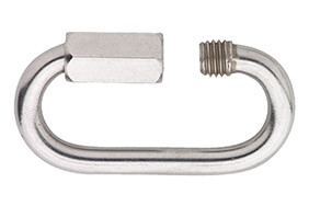 Noodschalm met schroef RVS