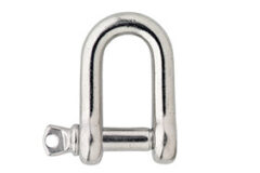 D-sluiting 04 mm RVS AISI 316