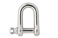 D-sluiting 05 mm RVS AISI 316