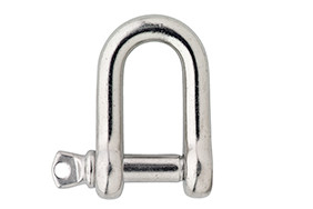 D-sluiting 05 mm RVS AISI 316