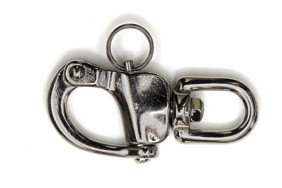 Snapsluiting met Wervel RVS AISI 316