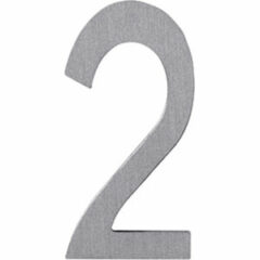 Huisnummer 2 rvs
